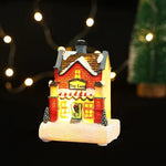 Christmas House Soft LED Glow Polyresin Indoor & Outdoor