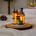Christmas House Soft LED Glow Polyresin Indoor & Outdoor