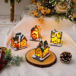 Christmas House Soft LED Glow Polyresin Indoor & Outdoor