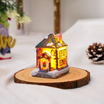 Christmas House Soft LED Glow Polyresin Indoor & Outdoor