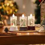 Christmas Lantern Animated Santa LED & Battery-Free