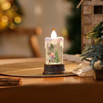 Christmas Lantern Animated Santa LED & Battery-Free