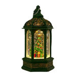 Christmas Lantern Animated Santa & Warm LED
