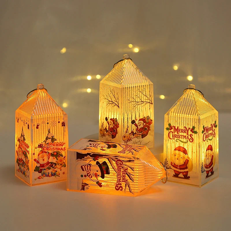 Christmas Lantern Battery-Powered Soft LED Indoor Outdoor