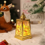 Christmas Lantern Built-In Warm White LED Winter Motifs