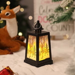 Christmas Lantern Built-In Warm White LED Winter Motifs
