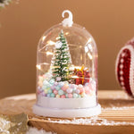 Christmas Lantern Clear Dome Warm White LED