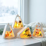 Christmas Lantern Durable Plastic Warm Glow Indoor & Outdoor