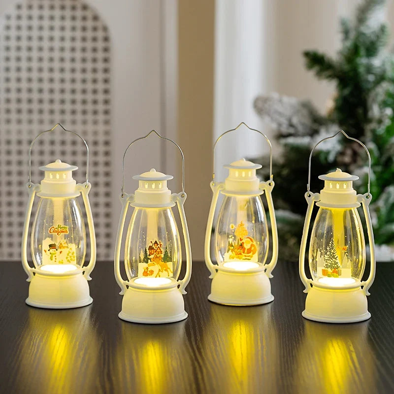 Christmas Lantern Energy-Efficient LED Nostalgic Motif