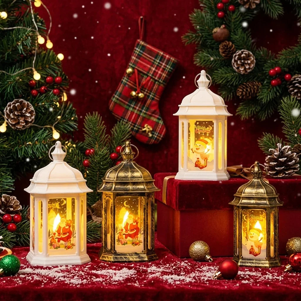 Christmas Lantern Energy-Saving LED No-Heat Indoor & Outdoor