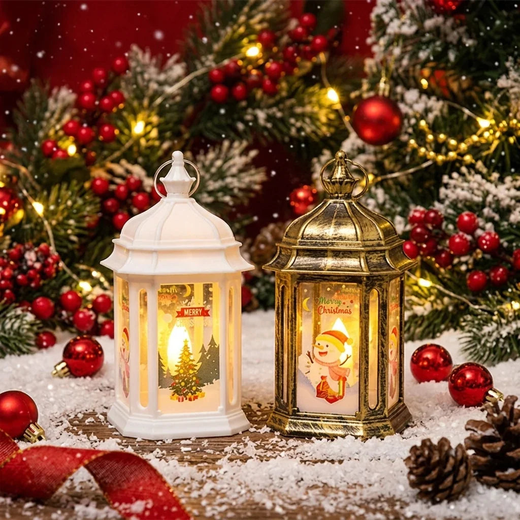 Christmas Lantern Energy-Saving LED No-Heat Indoor & Outdoor