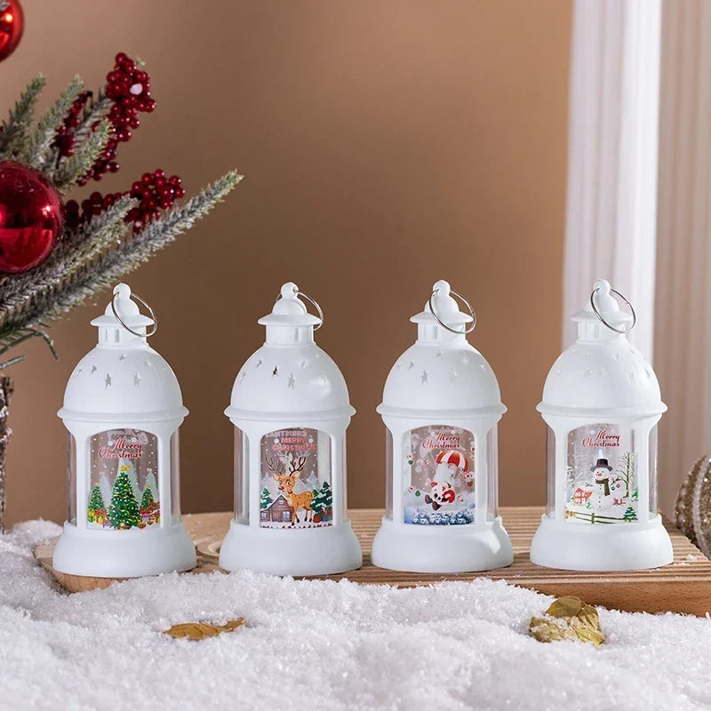 Christmas Lantern Festive Motifs Gentle Warm Light