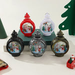 Christmas Lantern Festive Scene Cutout Soft Warm Glow