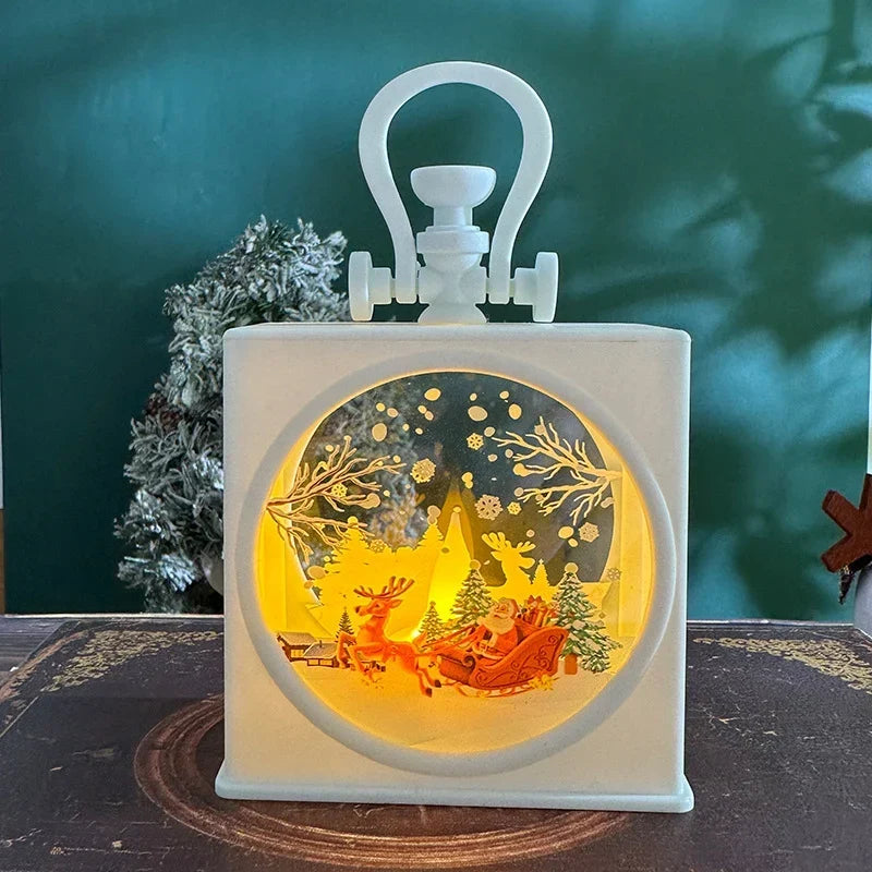 Christmas Lantern Flameless LED Plush Figures