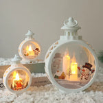 Christmas Lantern Flickering LED Cable-Free Indoor & Outdoor