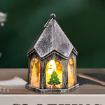 Christmas Lantern House-Shaped Flameless Warm LED