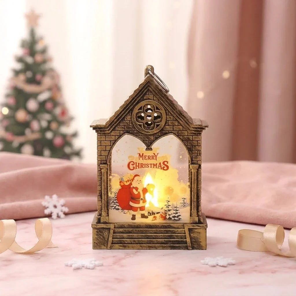 Christmas Lantern Integrated LED Hanging & Tabletop