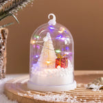 Christmas Lantern Integrated Warm White LED Clear Dome