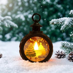 Christmas Lantern LED Flame Simulation Indoor & Outdoor