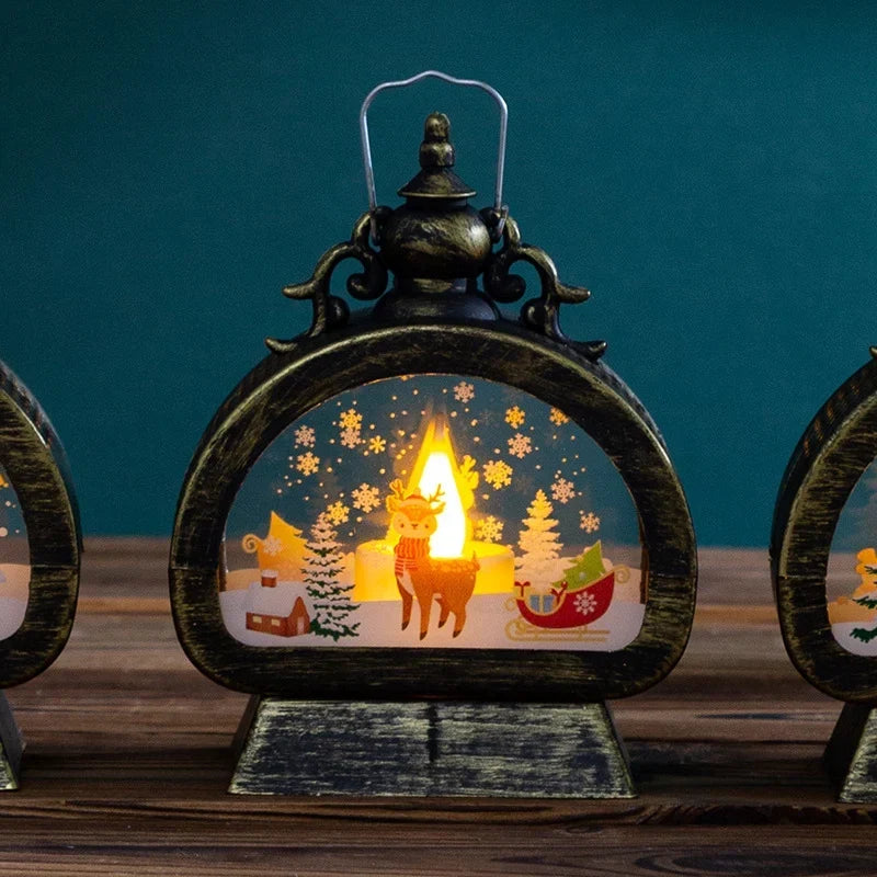 Christmas Lantern LED Warm Light Indoor & Outdoor