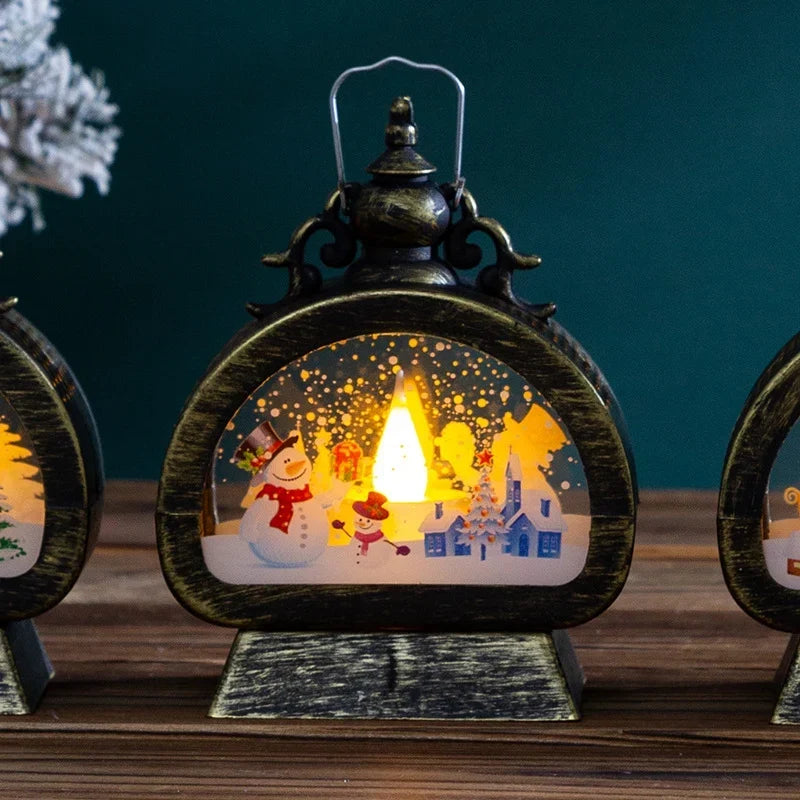 Christmas Lantern LED Warm Light Indoor & Outdoor