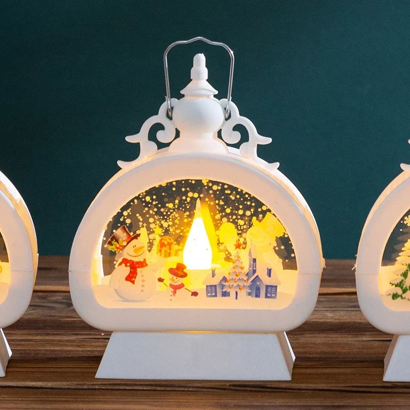 Christmas Lantern LED Warm Light Indoor & Outdoor