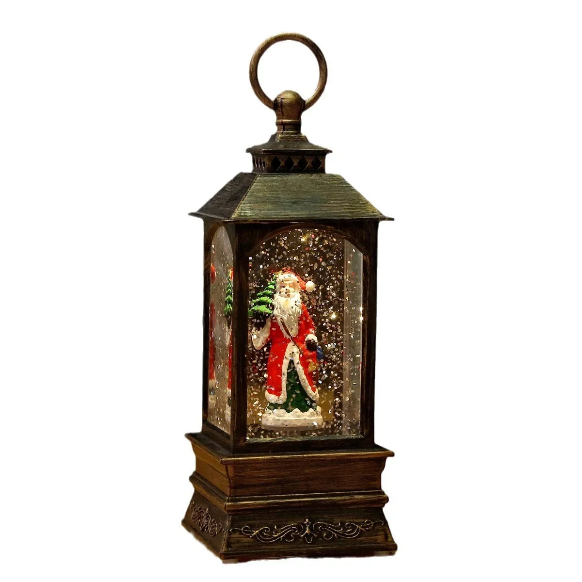 Christmas Lantern Moving Scene & Integrated Lights