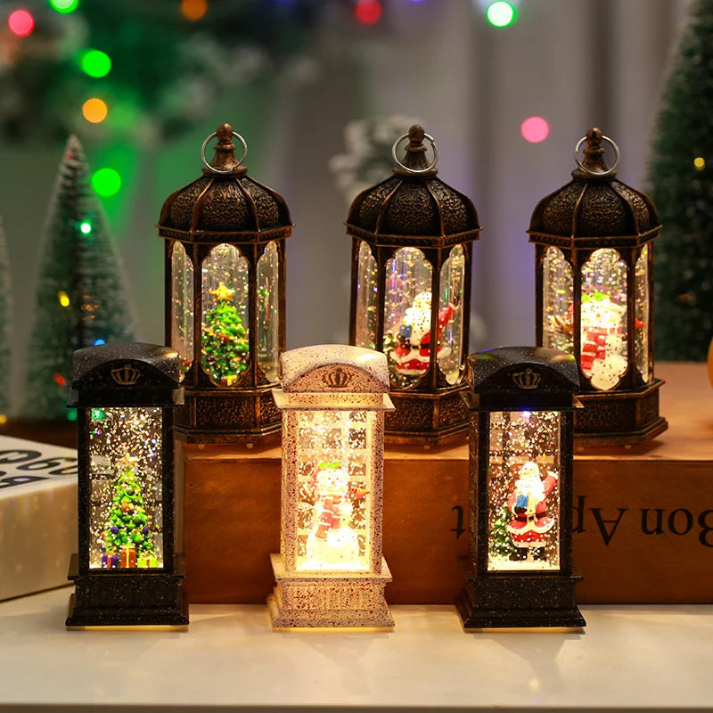 Christmas Lantern Moving Scenes & Handcrafted Details