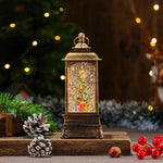 Christmas Lantern Musical Warm-Glow LED Battery-Powered