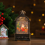 Christmas Lantern Musical Warm-Glow LED Battery-Powered