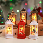 Christmas Lantern Nostalgic Holiday Scene Energy-Efficient LED Durable Design