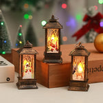 Christmas Lantern Nostalgic Holiday Scene Energy-Efficient LED Durable Design