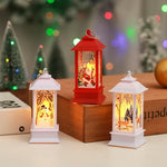 Christmas Lantern Nostalgic Holiday Scene Energy-Efficient LED Durable Design
