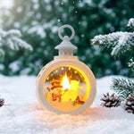 Christmas Lantern Realistic Flickering LED Indoor & Outdoor