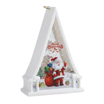 Christmas Lantern Reindeer Motif Battery Free