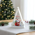 Christmas Lantern Reindeer Motif Battery Free