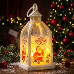 Christmas Lantern Santa Motif Soft Back Illumination