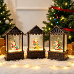 Christmas Lantern Snow Globe Built-In LED No Batteries