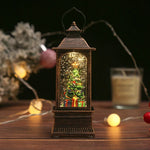 Christmas Lantern Snowman Design Warm LED Glow