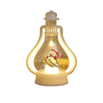 Christmas Lantern Snowman Motif Soft Glow Indoor & Outdoor
