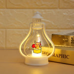 Christmas Lantern Snowman Motif Soft Glow Indoor & Outdoor
