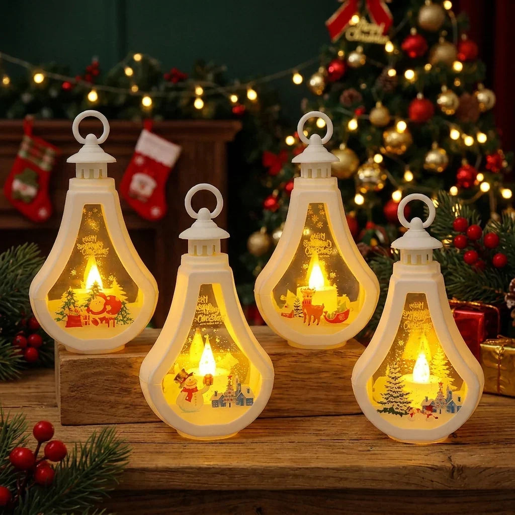 Christmas Lantern Soft Warm LED Indoor Outdoor