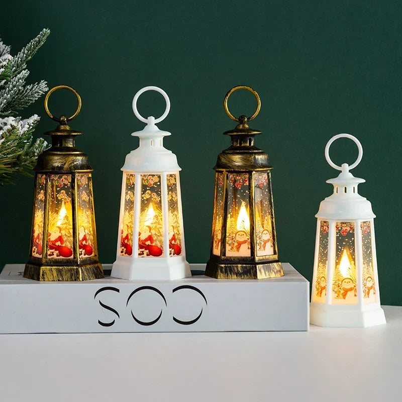 Christmas Lantern Warm Glow Indoor & Outdoor