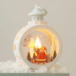 Christmas Lantern Warm LED Indoor & Outdoor Weather-Resistant