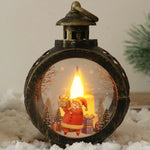 Christmas Lantern Warm LED Indoor & Outdoor Weather-Resistant