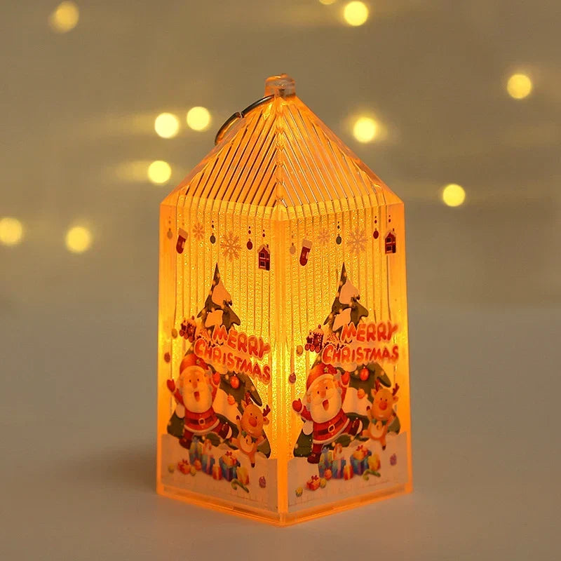 Christmas Lantern Warm LED Portable Indoor & Outdoor