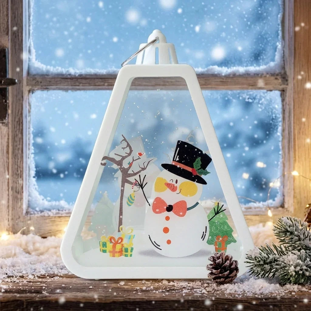 Christmas Lantern Weather-Resistant Lightweight & Portable