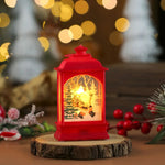 Christmas Lantern Wreath LED-Lit Warm Glow Indoor & Outdoor
