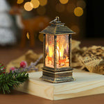 Christmas Lantern Wreath LED-Lit Warm Glow Indoor & Outdoor