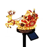 Christmas Lawn Decoration Solar-Powered LED Weather-Resistant